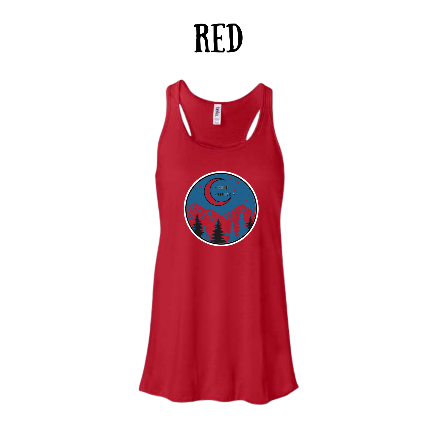 OP - Keep Shining - Women's Flowy Racerback Tank