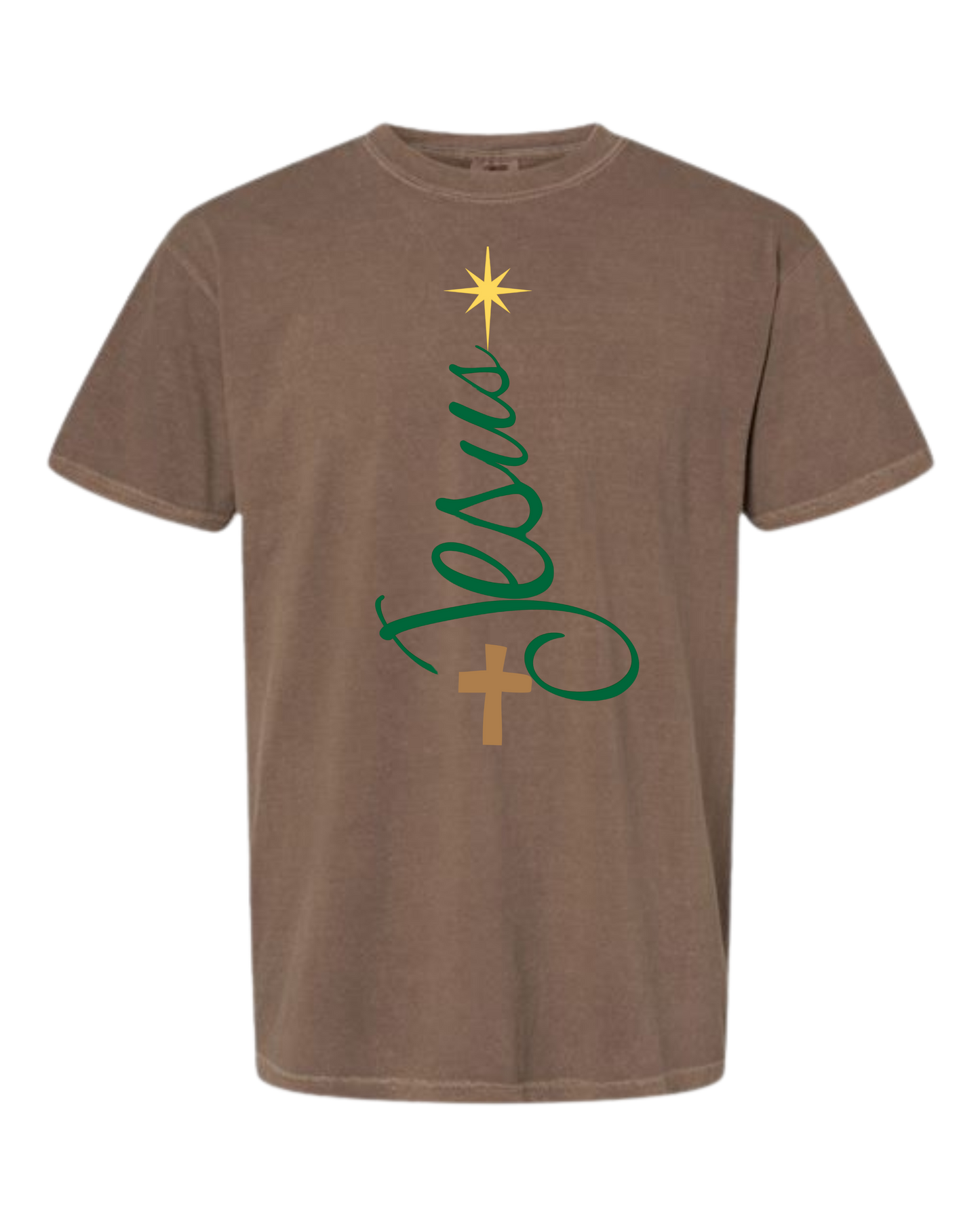 Jesus Tree - Comfort Colors - Heavyweight Unisex Tee - Neutrals