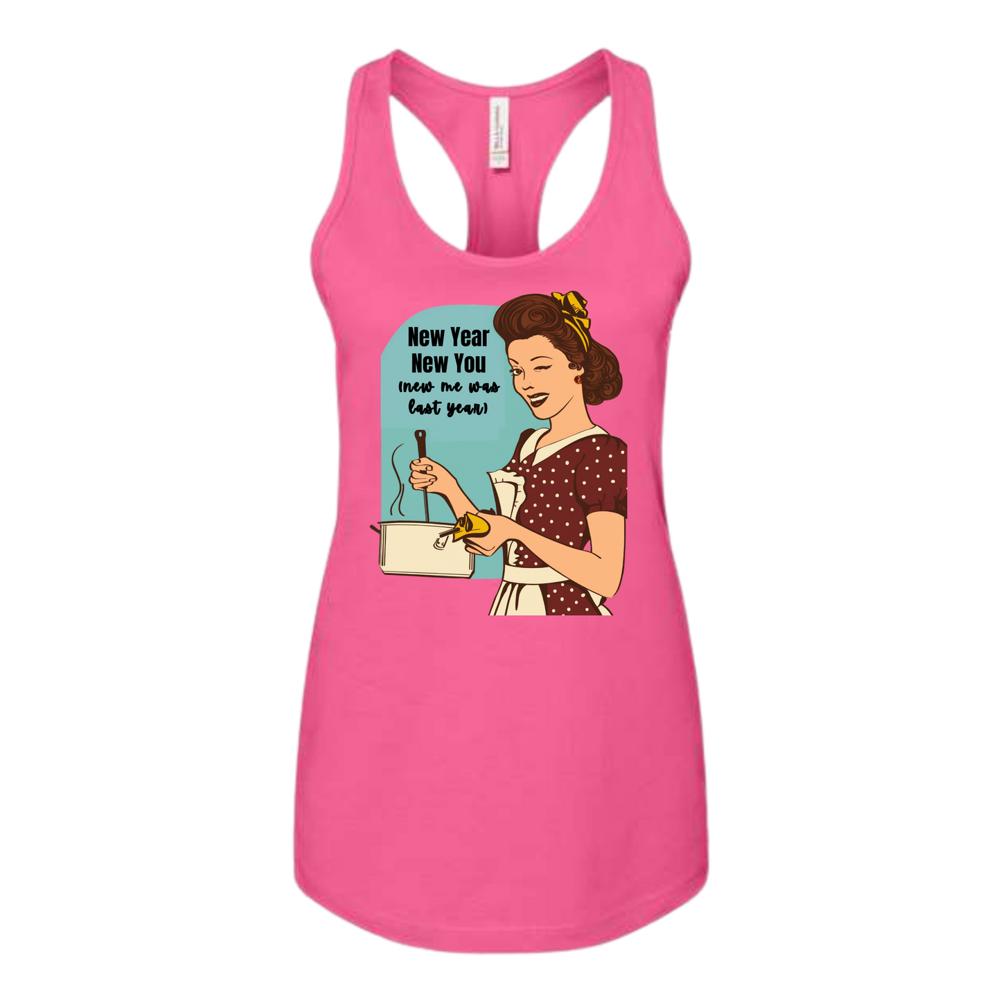 New Year New You - Bella+Canvas - Women's Jersey Racerback Tank
