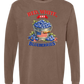 Red, White, And Blueberries - Comfort Colors - Heavyweight Long Sleeve Tee - Neutral Colors