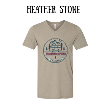 CP - Wander Often - Unisex V-Neck - Neutral Colors