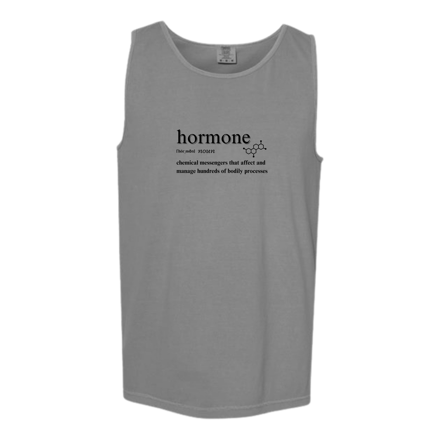 Hormone - Comfort Colors - Unisex Tank - Neutral Colors & Blues
