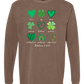 Galatians 5 - St Patrick's Day - Comfort Colors - Heavyweight Long Sleeve Tee - Neutral Colors