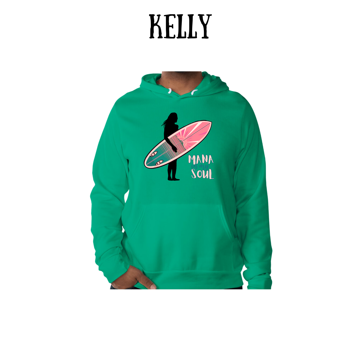 VP - Mana in My Soul - Sponge Fleece Hoodie - Greens, Neutrals