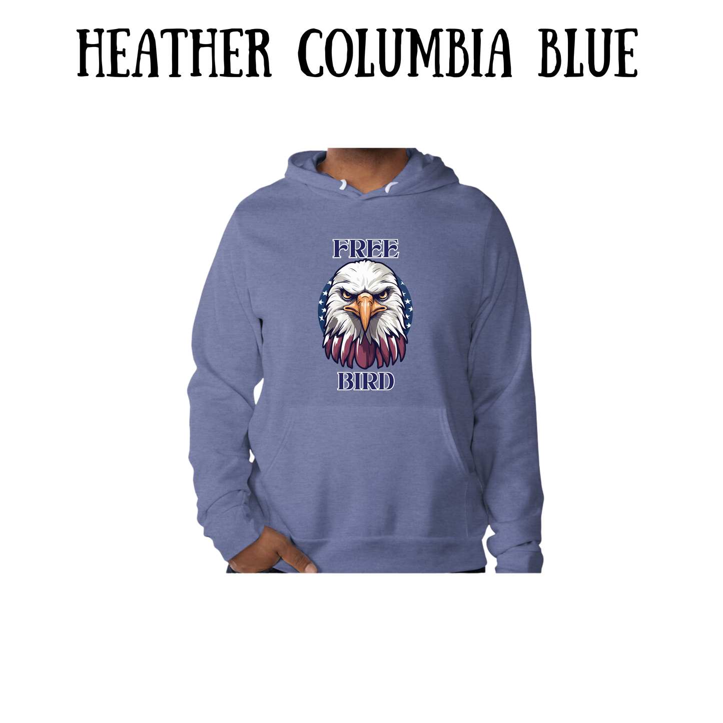 PP - Free Bird - Sponge Fleece Hoodie - Blues, Purples