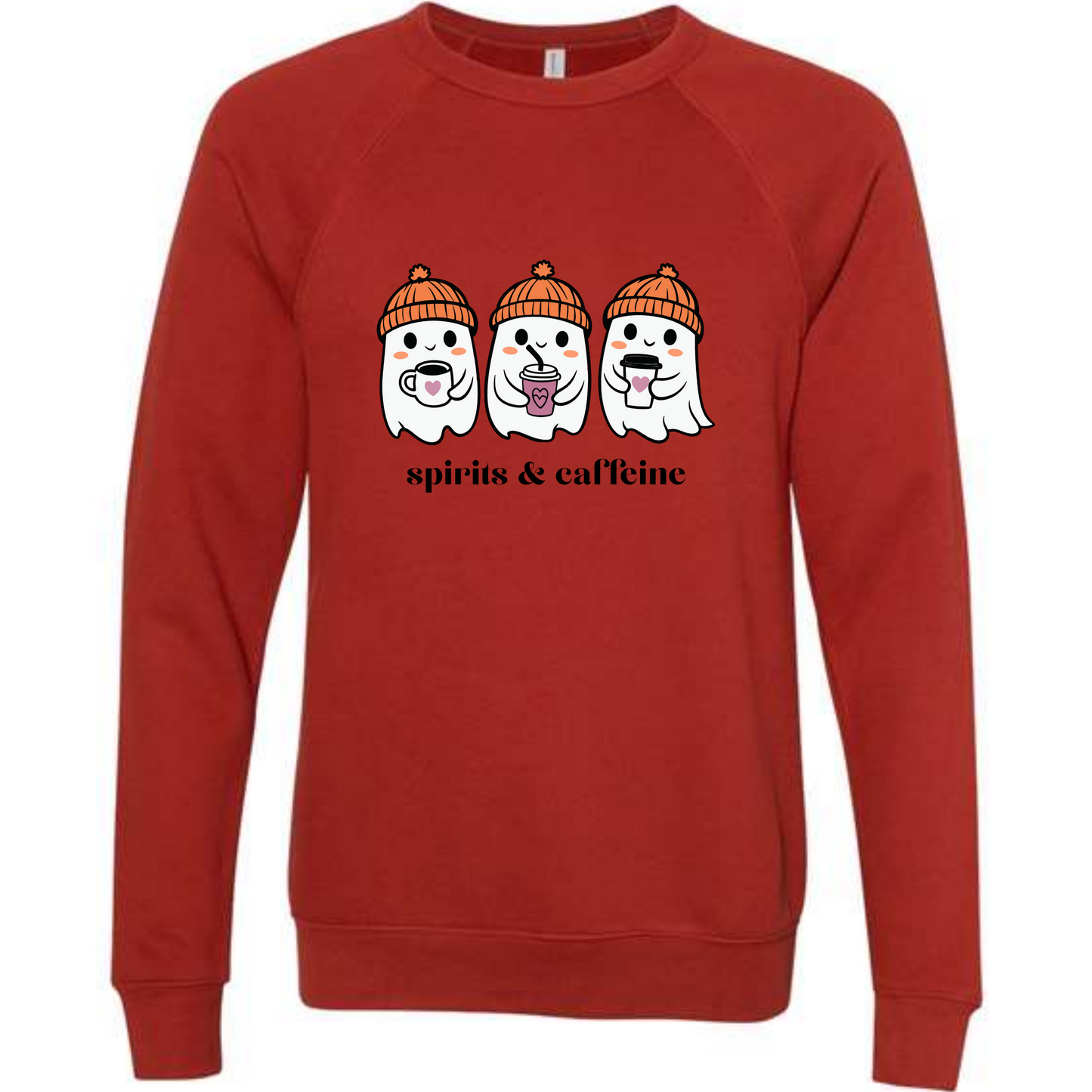 HP - Spirits & Caffeine - Sponge Fleece Raglan Sweatshirt - Assorted Colors