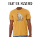 AC - Muscle Bear - Unisex Tee - Yellows, Oranges, Reds