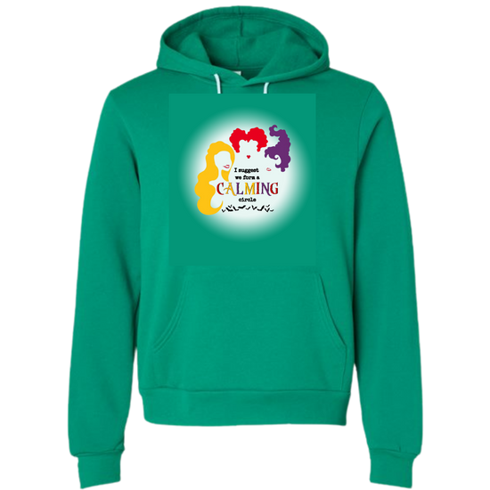 Calming Circle - Sponge Fleece Hoodie - Greens, Neutrals