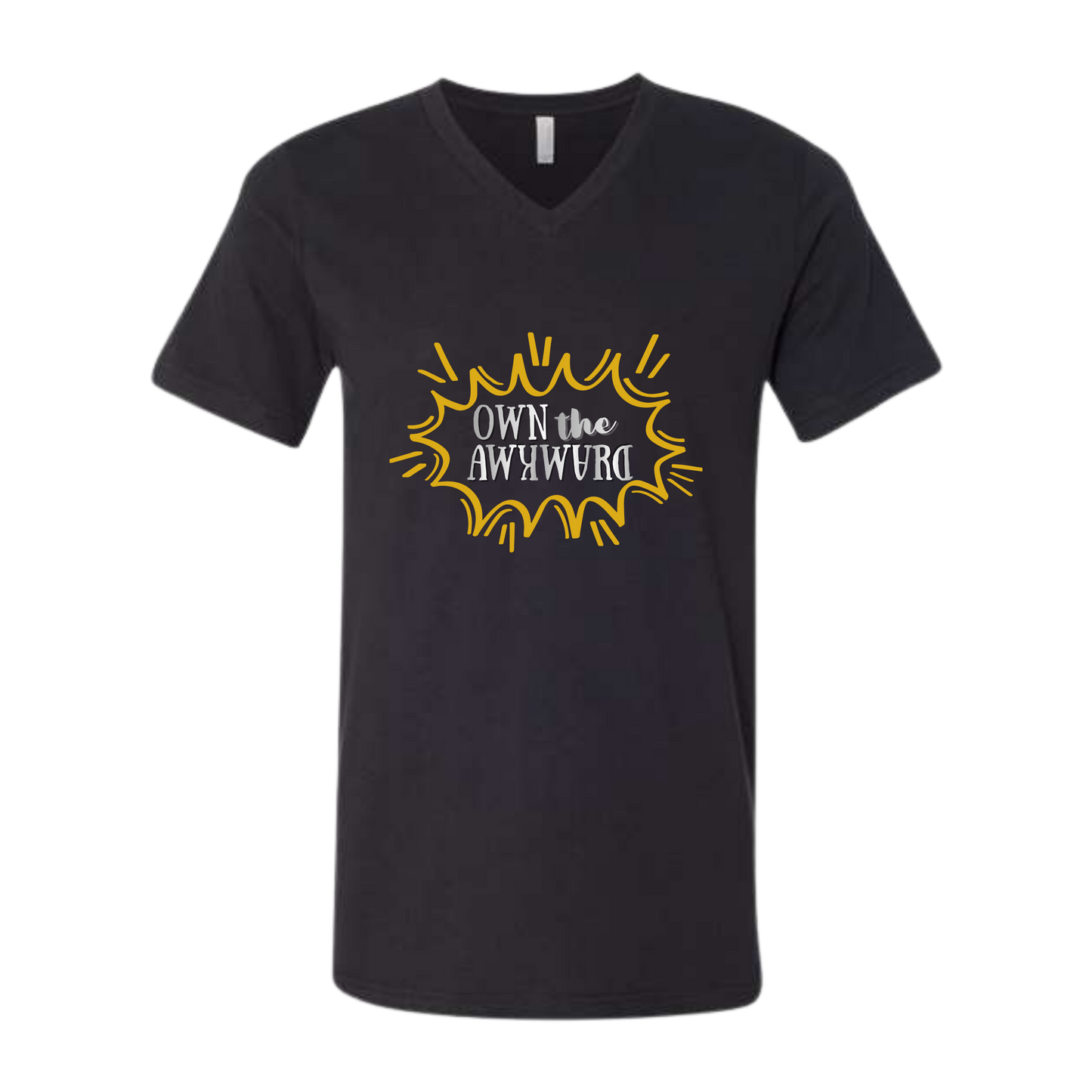 Own the Awkward - Bella+Canvas - Unisex V-Neck - Neutral Colors