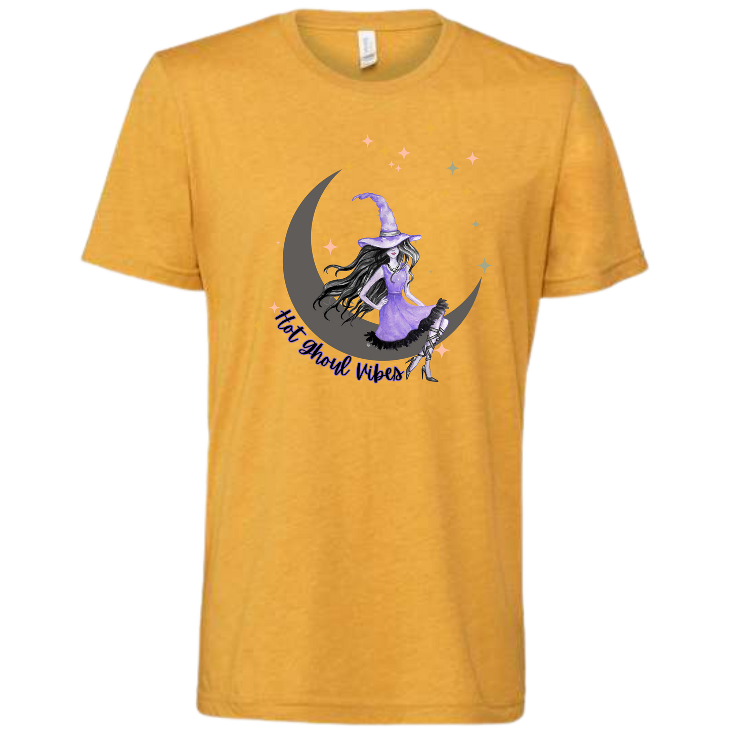 Hot Ghoul Vibes - Unisex Tee - Yellows