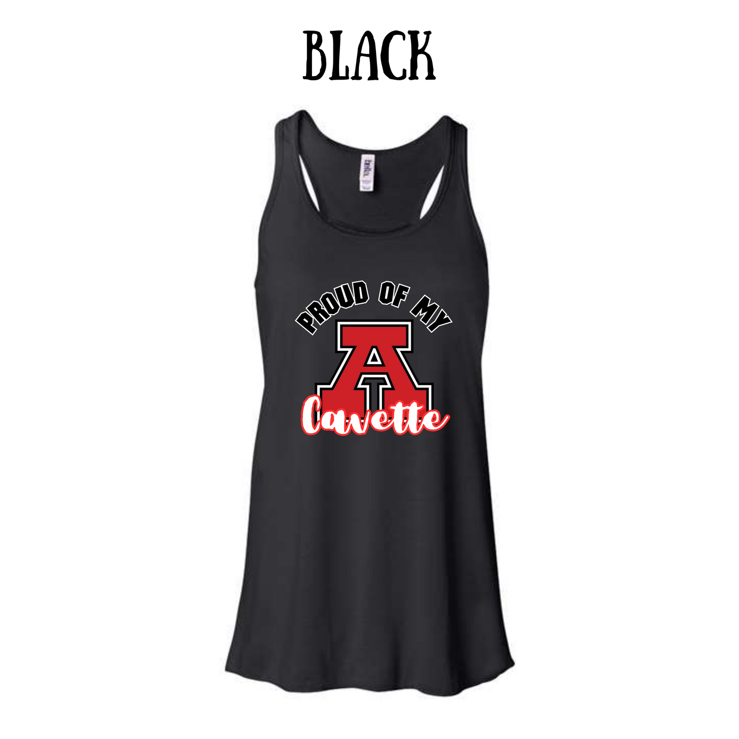 AFHS Cavettes - Women's Flowy Racerback Tank