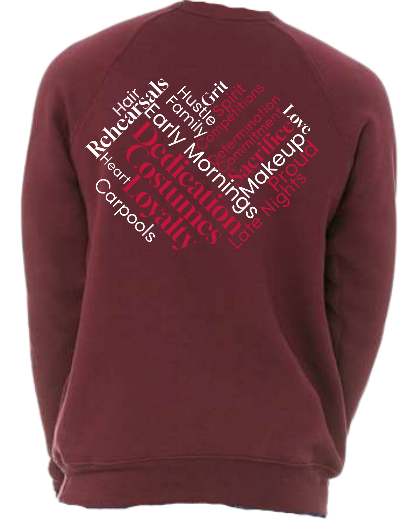 The Life of Series - Sponge Fleece Raglan Sweatshirt  - Deluxe Colors