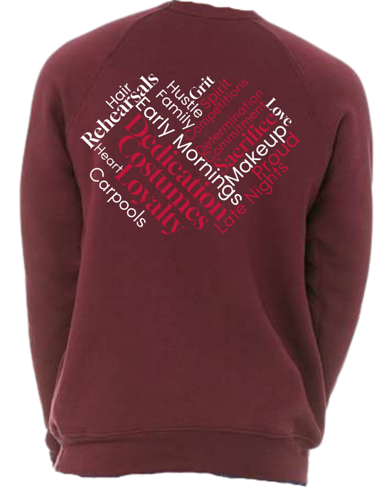 The Life of Series - Sponge Fleece Raglan Sweatshirt  - Deluxe Colors
