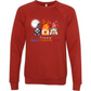 Happy Hallothanksmas Gnomes - Sponge Fleece Raglan Sweatshirt - Assorted Colors