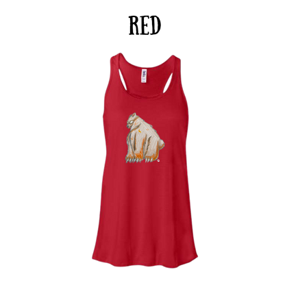 AC - Muscle Bear - Women's Flowy Racerback Tank