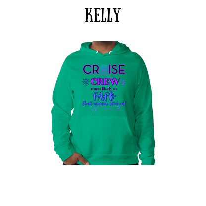 VP - Cruise Crew FAFO - Sponge Fleece Hoodie - Greens, Neutrals