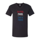 Saved. Free. Loud & Proud - Bella+Canvas - Unisex V-Neck - Neutral Colors