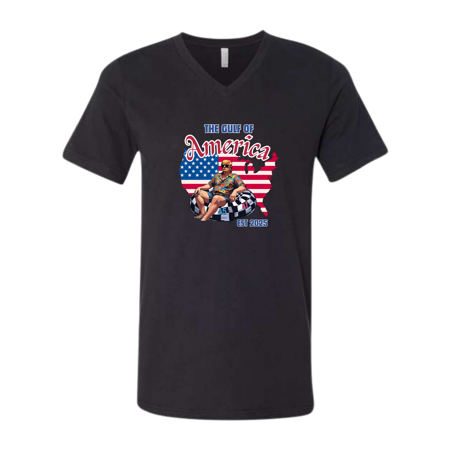 The Gulf of America - Bella+Canvas - Unisex V-Neck - Neutral Colors
