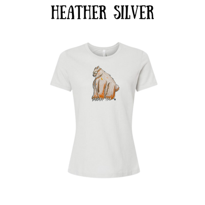 AC - Muscle Bear - Women's Relaxed Fit Tee - Neutrals
