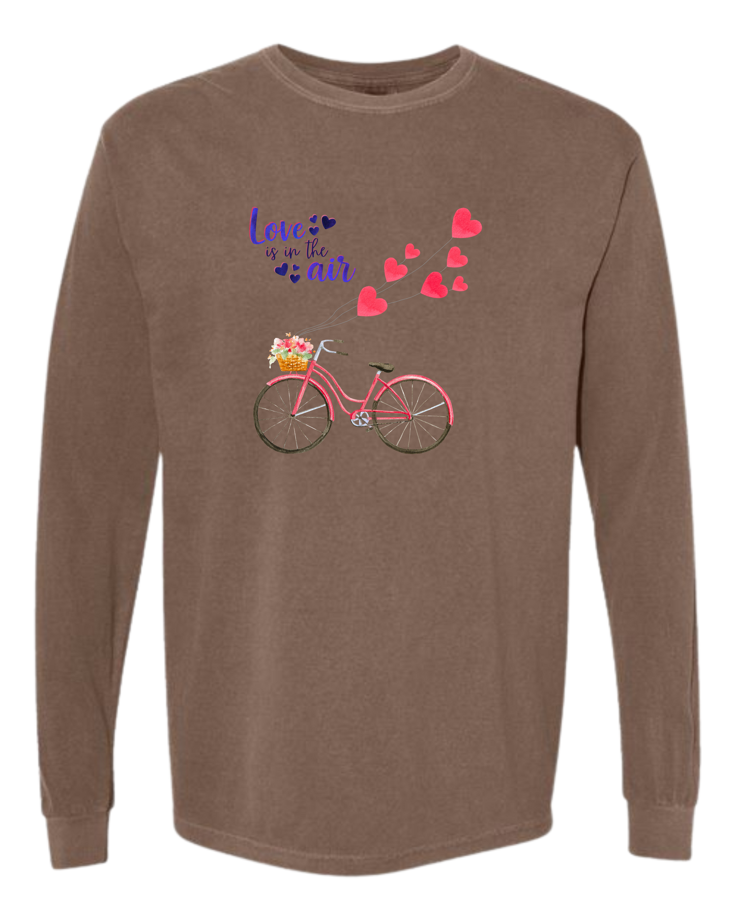 Love is in the Air - Comfort Colors - Heavyweight Long Sleeve Tee - Neutral Colors