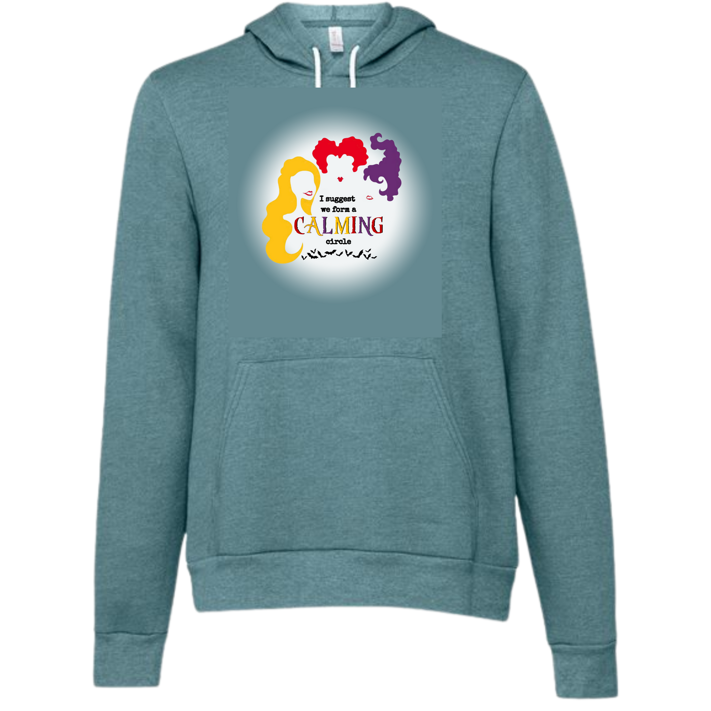 Calming Circle - Sponge Fleece Hoodie - Blues, Purples