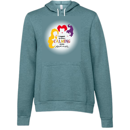 HP - Calming Circle - Sponge Fleece Hoodie - Blues, Purples