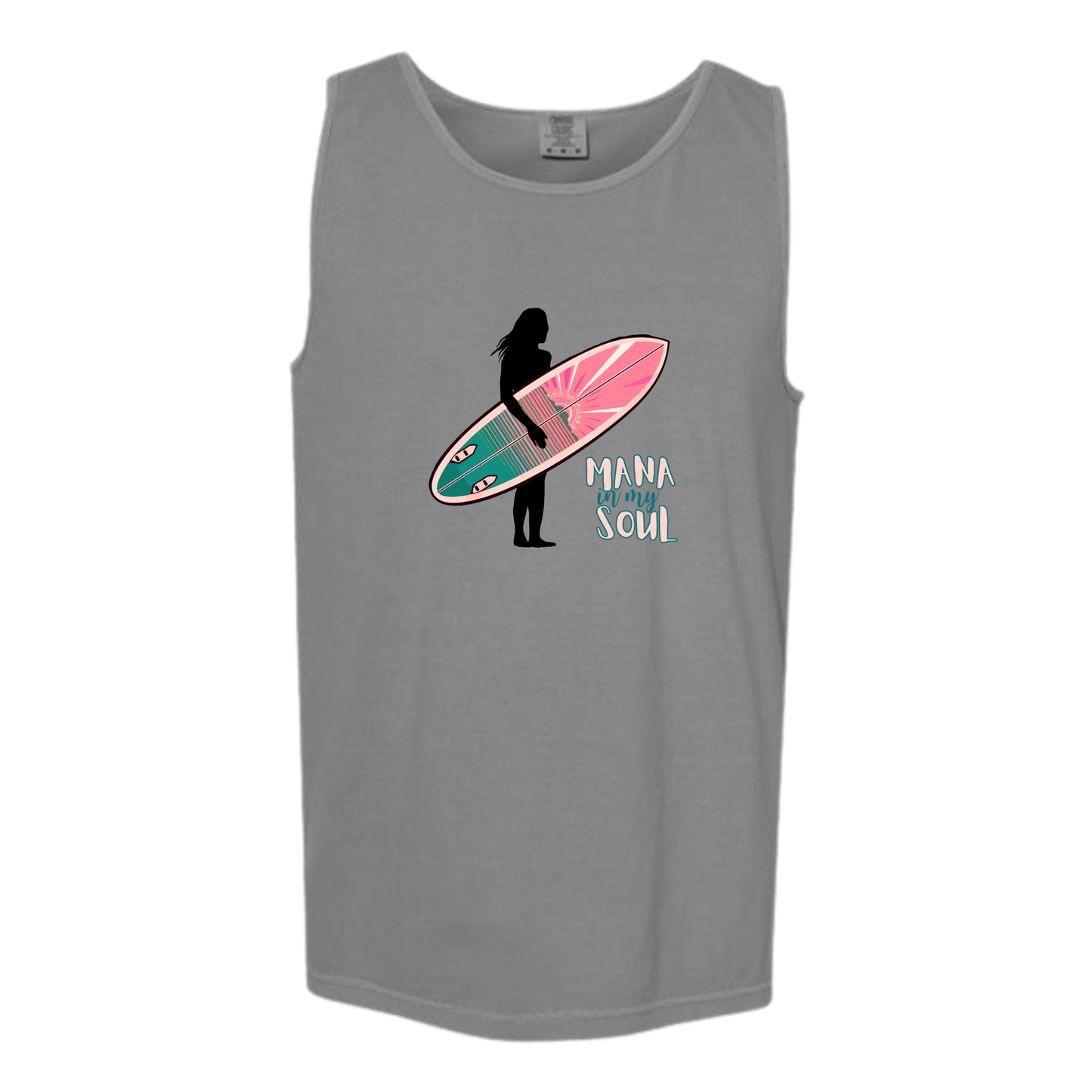 Mana in My Soul - Comfort Colors - Unisex Tank - Neutral Colors & Blues