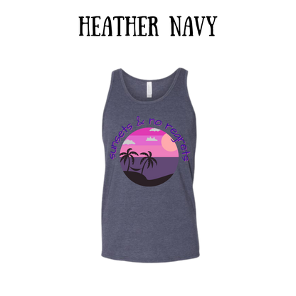 VP - Sunsets & No Regrets - Unisex Tank