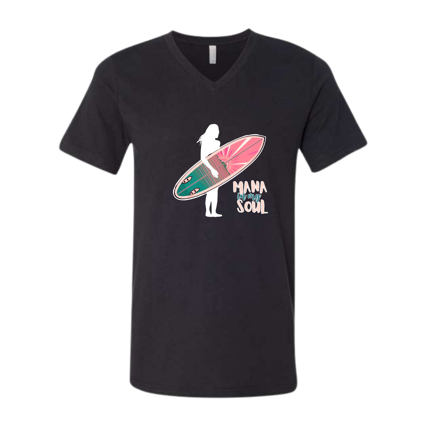 Mana in My Soul - Bella+Canvas - Unisex V-Neck - Neutral Colors