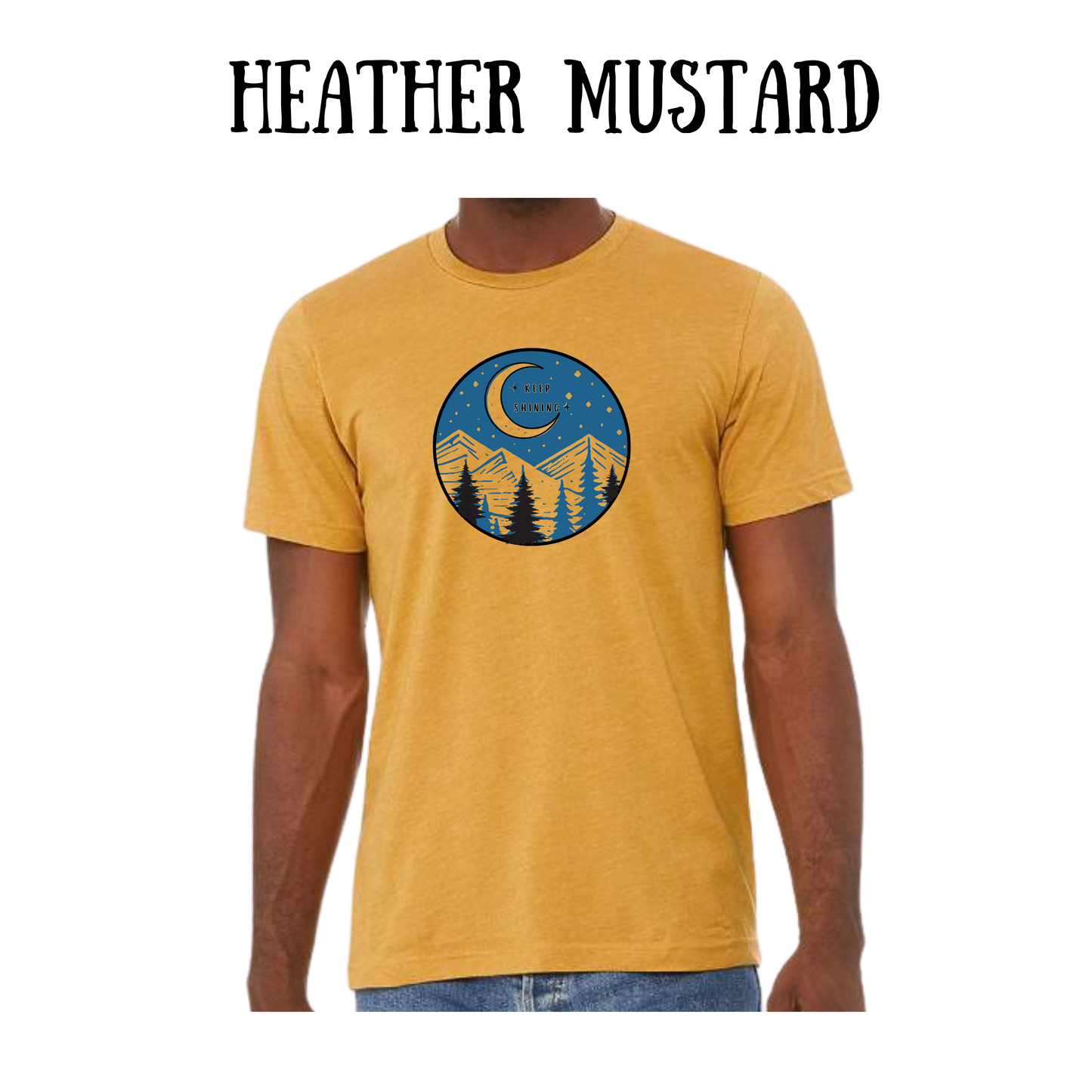 OP - Keep Shining - Unisex Tee - Yellows, Oranges, Reds