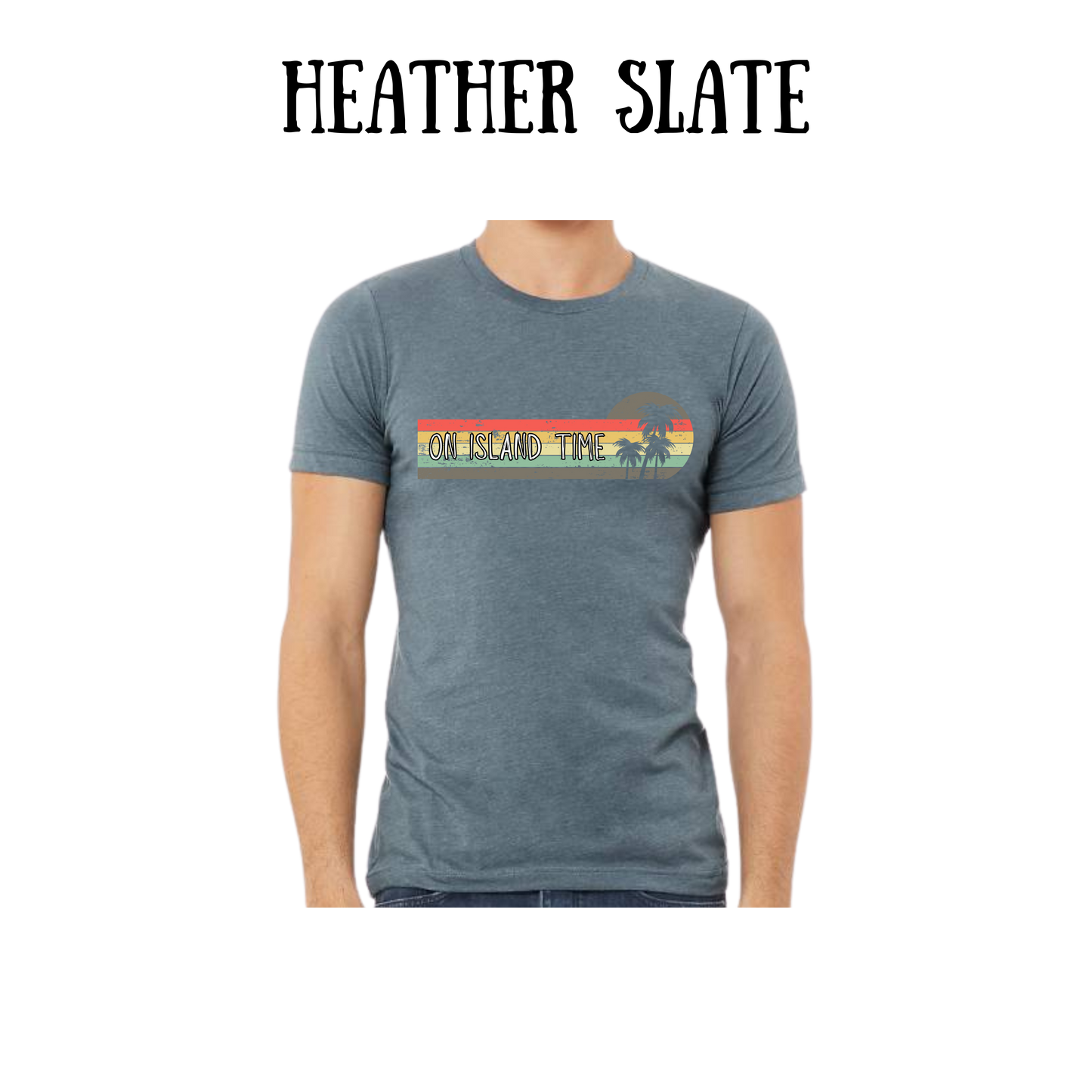 VP - On Island Time - Unisex Tee - Blues