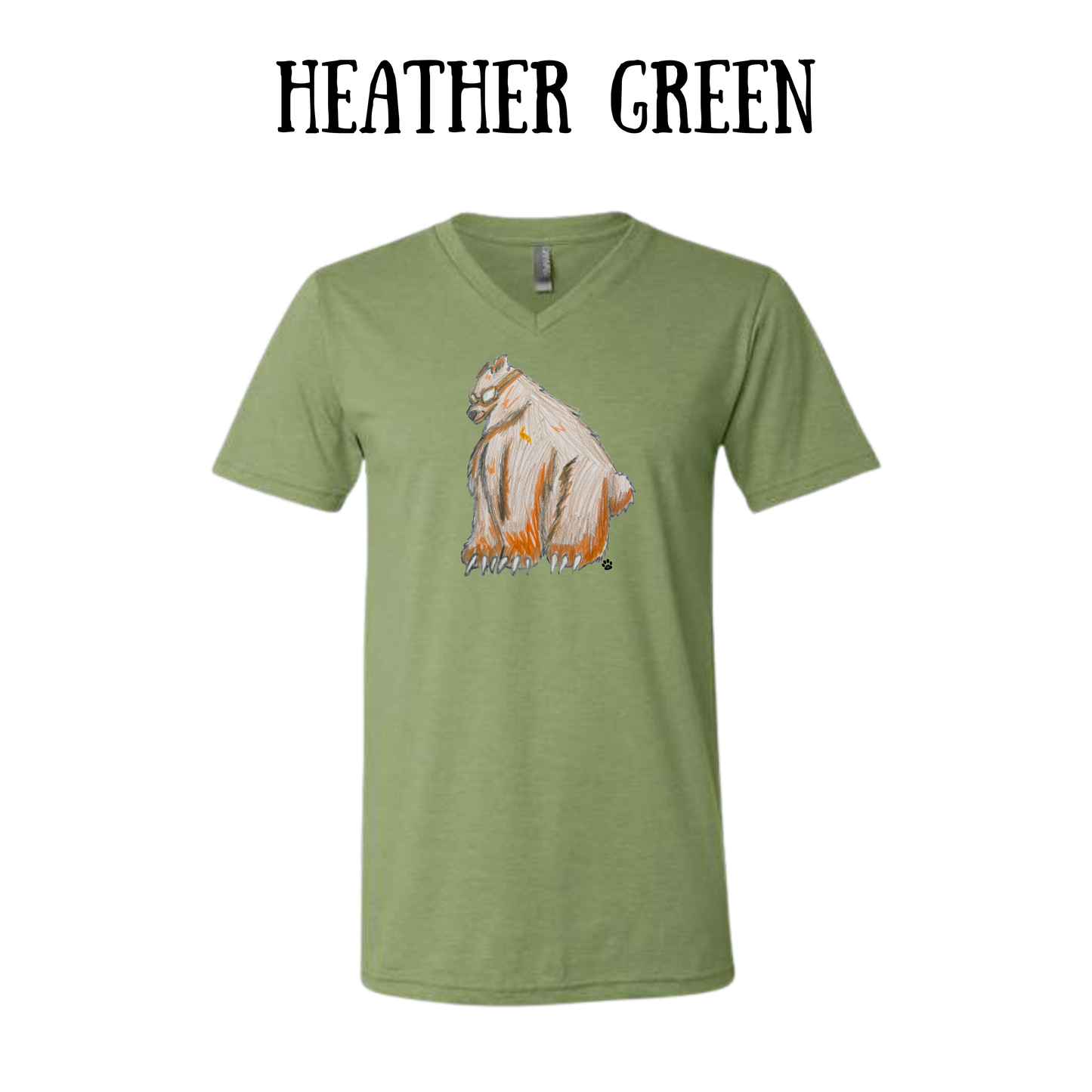 AC - Muscle Bear - Unisex V-Neck - Assorted Colors