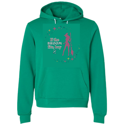 HP - If The Broom Fits - Sponge Fleece Hoodie - Greens, Neutrals