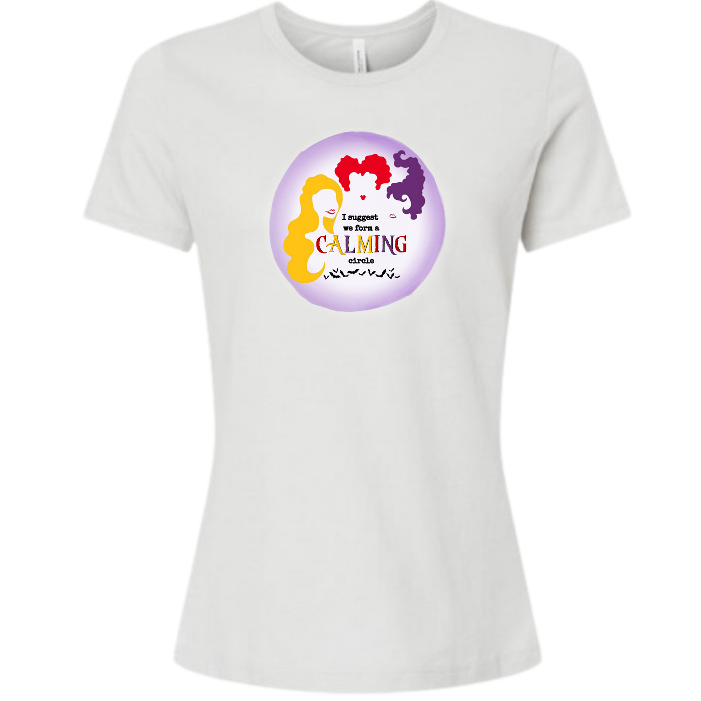 Calming Circle - Women's Relaxed Fit Tee - Neutrals