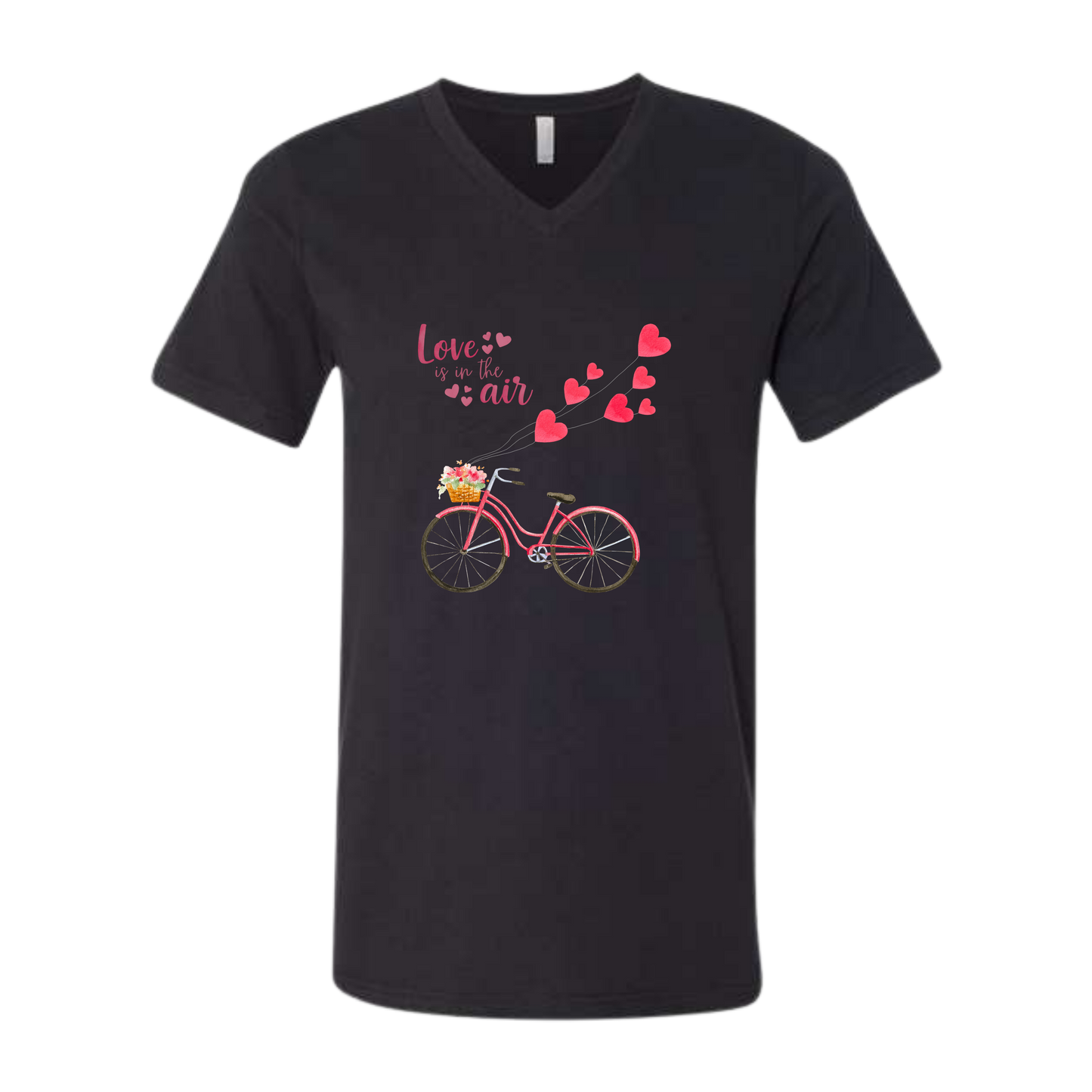 Love is in the Air - Bella+Canvas - Unisex V-Neck - Neutral Colors