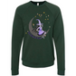 HP - Hot Ghoul Vibes - Sponge Fleece Raglan Sweatshirt - Greens, Neutrals
