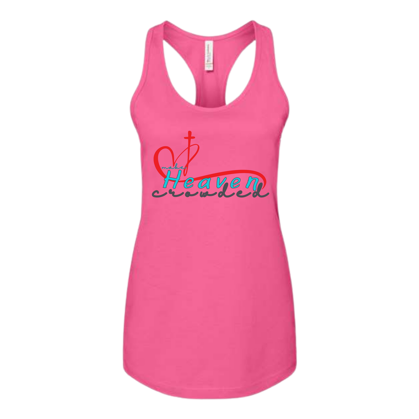 Make Heaven Crowded - Bella+Canvas - Women's Jersey Racerback Tank