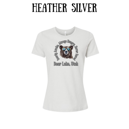 CP - Bear Lake Utah - Women's Relaxed Fit Tee - Neutrals