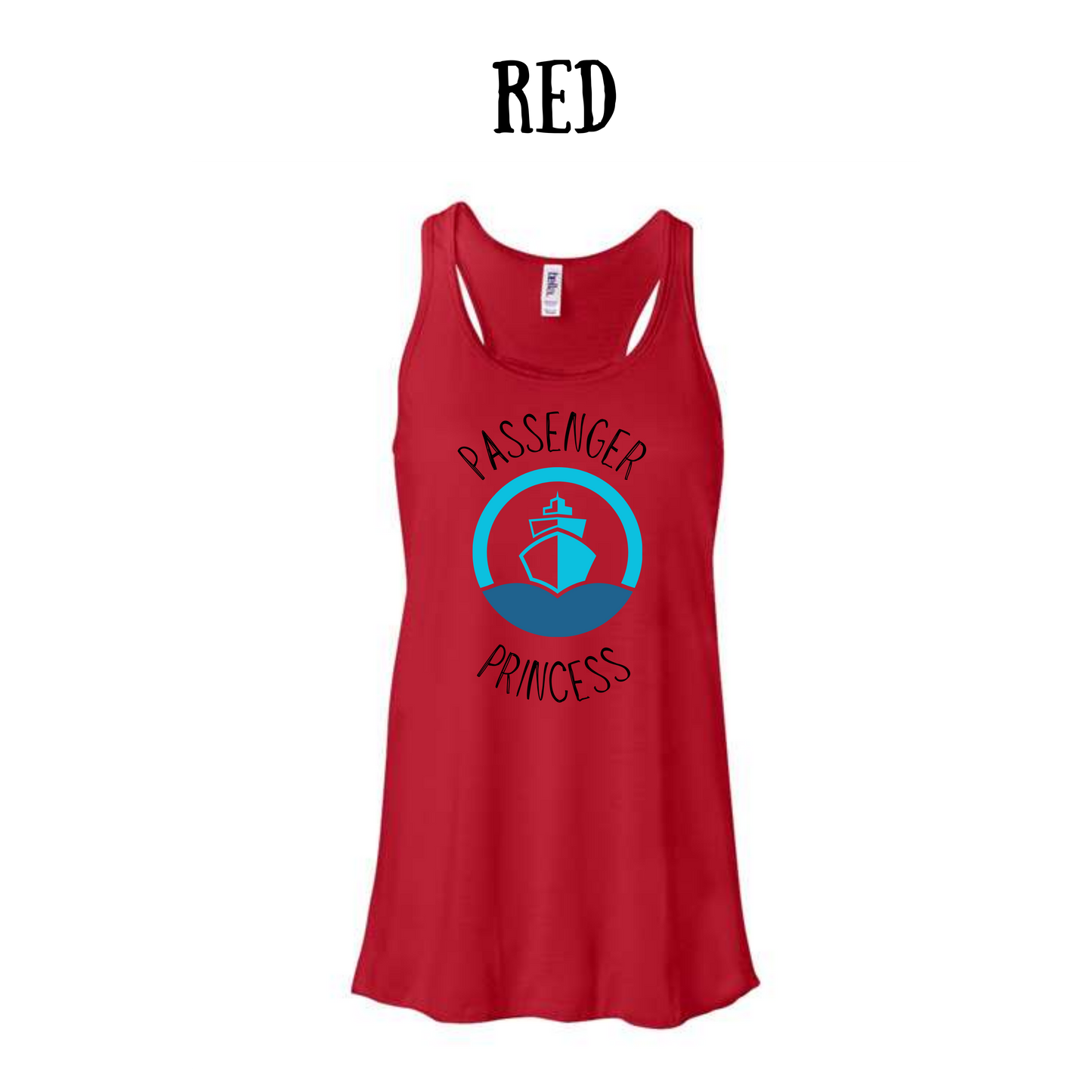 VP - Passenger Princess - Women's Flowy Racerback Tank