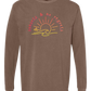 Sunsets & No Regrets - Comfort Colors - Heavyweight Long Sleeve Tee - Neutral Colors