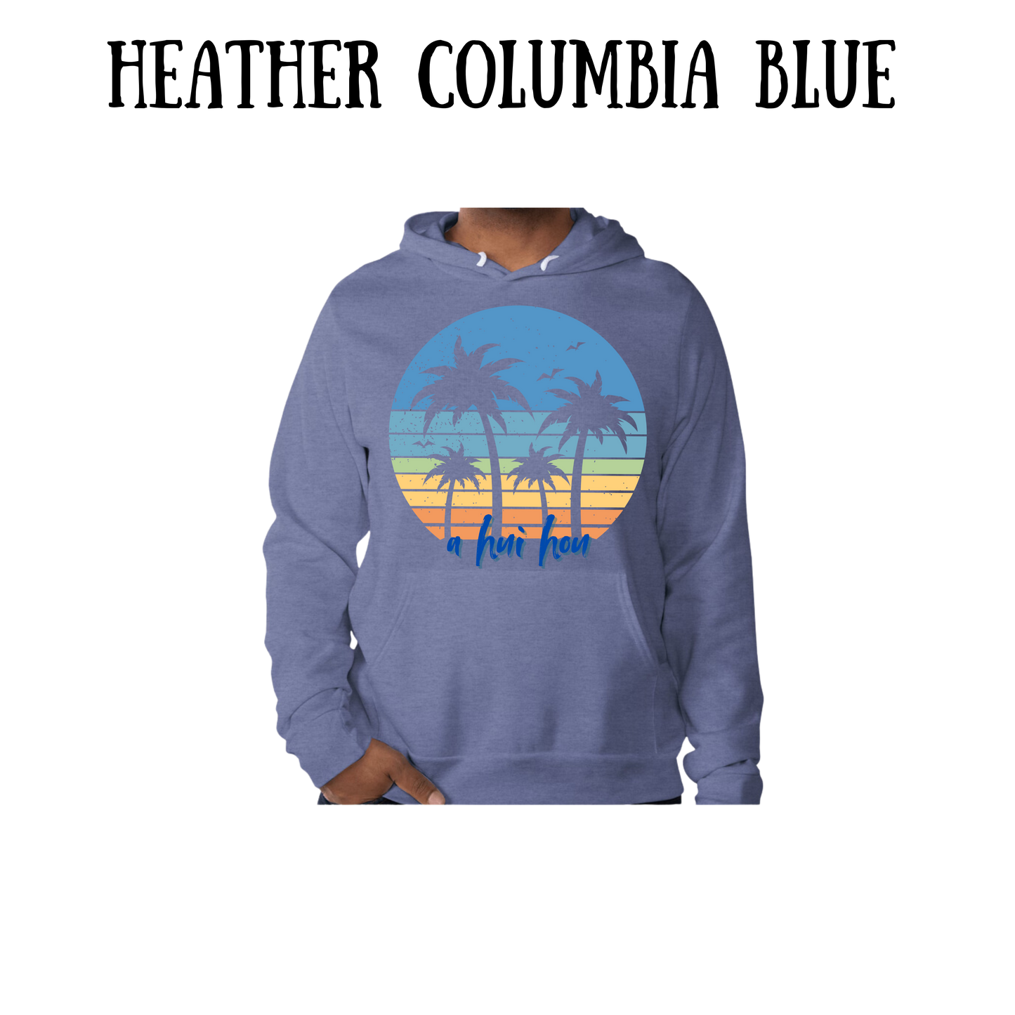 VP - A Hui Hou - Sponge Fleece Hoodie - Blues, Purples