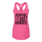 Straight Outta Hormones - Bella+Canvas - Women's Jersey Racerback Tank