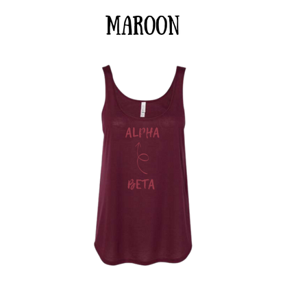 beta to alpha - women's flowy tank