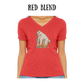 AC - Muscle Bear - Women's V-Neck - Assorted Colors