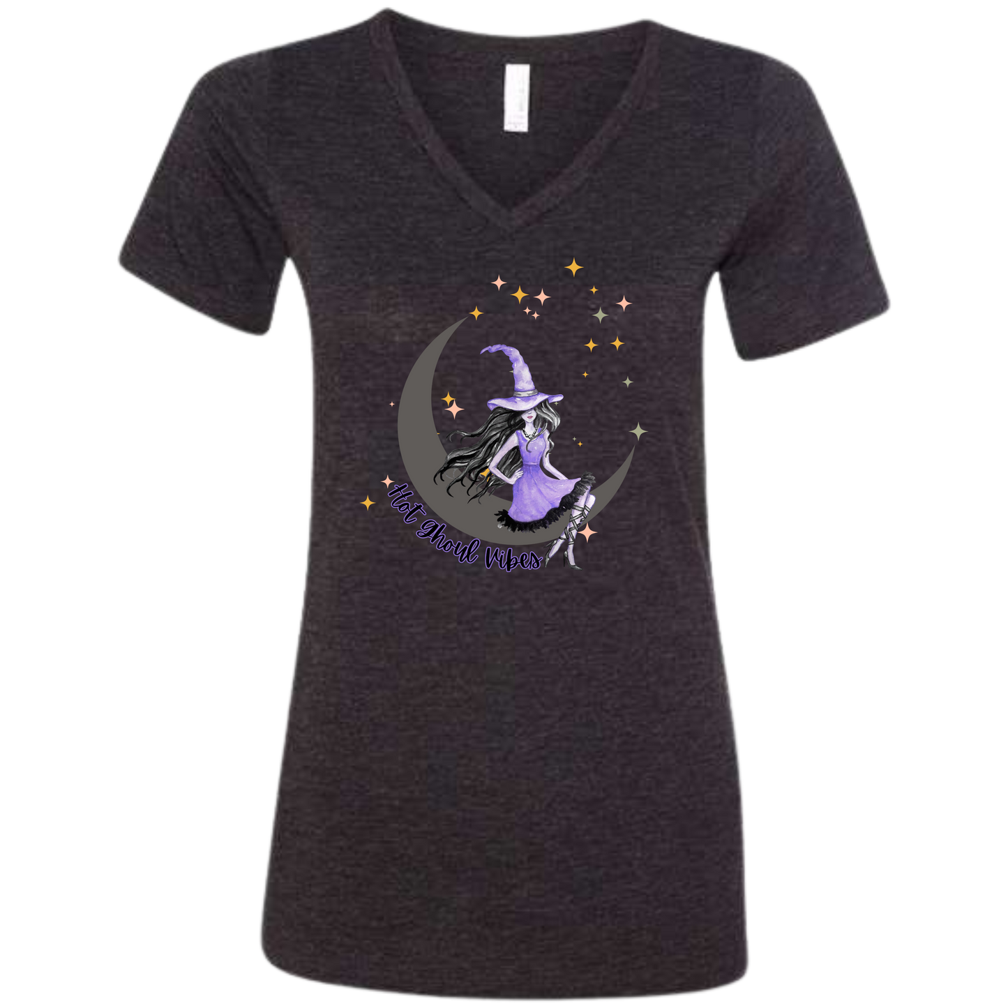 Hot Ghoul Vibes - Women's V-Neck - Assorted Colors