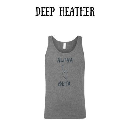 beta to alpha - unisex tank