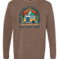 What Happens At The Campground - Comfort Colors - Heavyweight Long Sleeve Tee - Neutral Colors