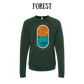 CP - Where We Listen and Don't Judge - Sponge Fleece Raglan Sweatshirt - Greens, Neutrals