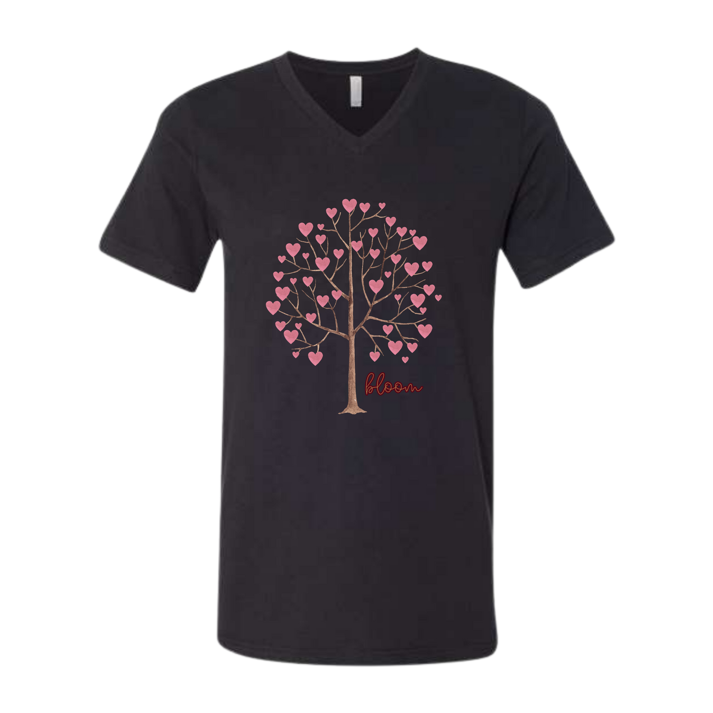 Bloom - Bella+Canvas - Unisex V-Neck - Neutral Colors