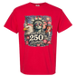 America's 250th Birthday - Comfort Colors - Heavyweight Unisex Tee - Yellows, Oranges, Reds